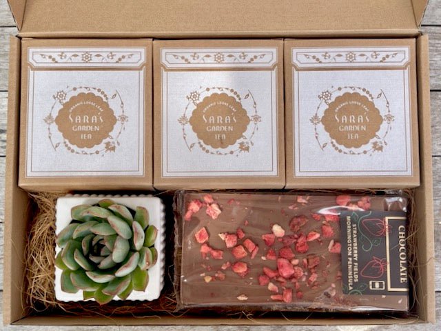 Organic Tea Gift Set & Chocolate