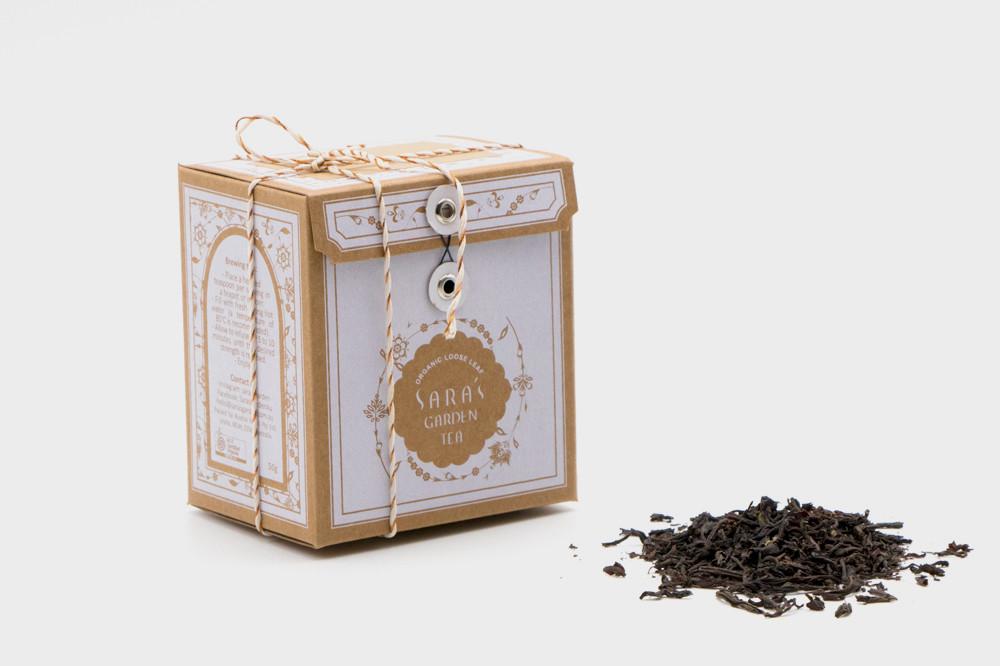 Organic  English Breakfast Tea, Organic Loose Leaf Black Tea, Tea in a Beautiful Design Box, High Quality Black Tea
