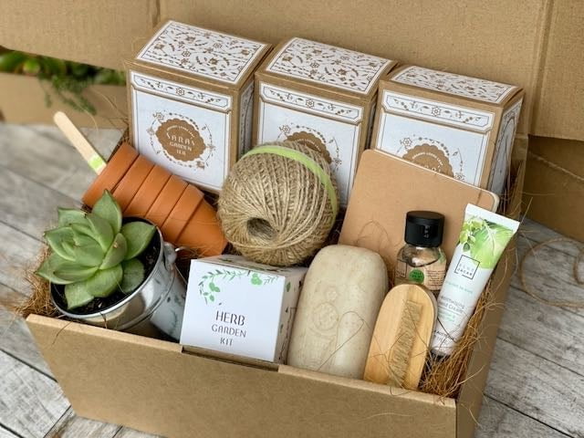 succulent gift box ideas Premium Succulent Collection in Gardener's Gift Box