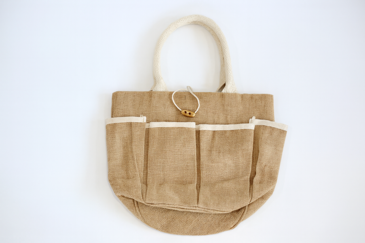 Gardening bag in jute