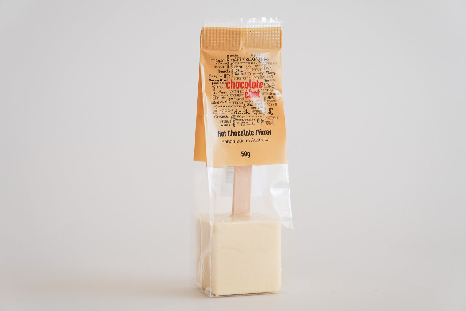 White Hot Chocolate Stirrer - 50g