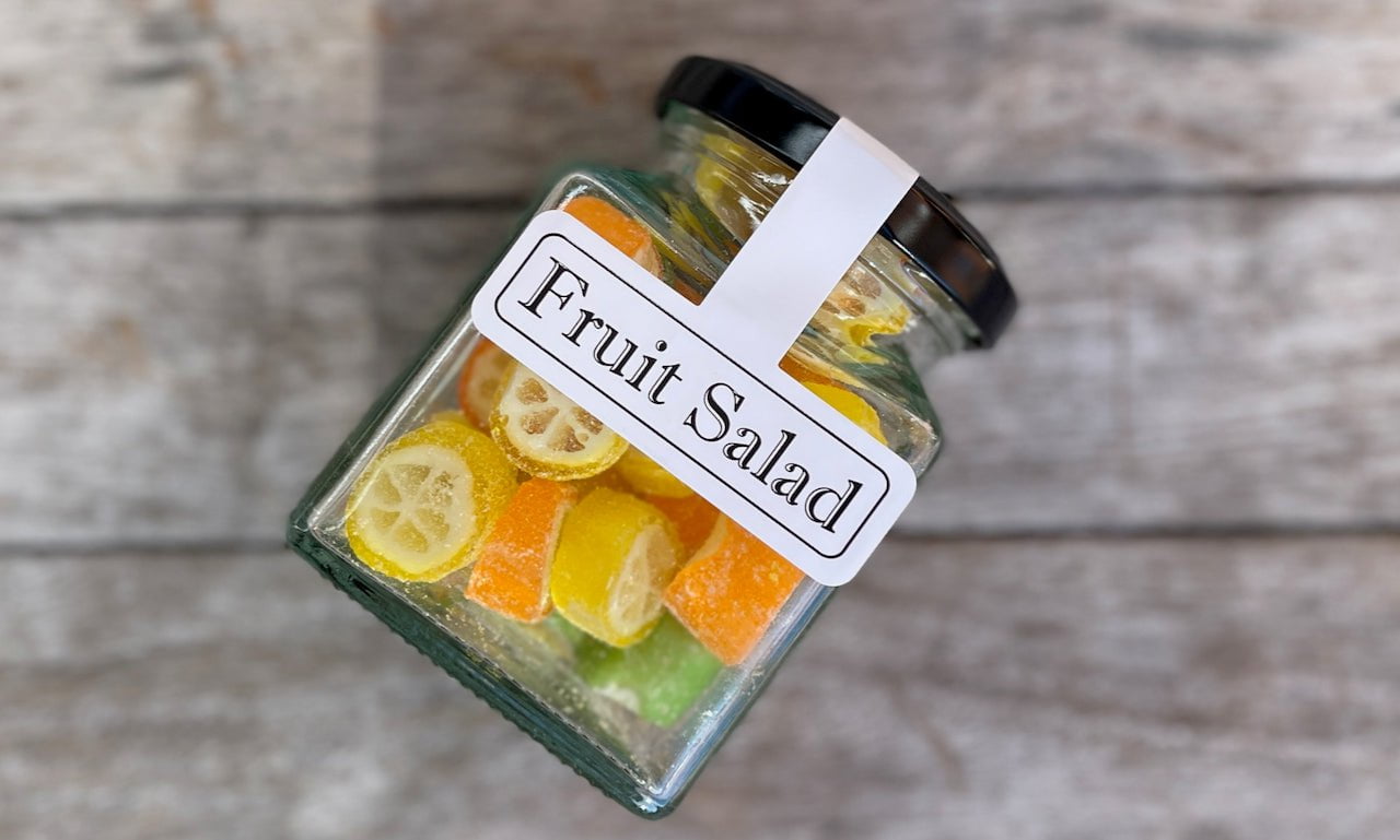 Fruit Salad Lollie Jar - Hard Candy