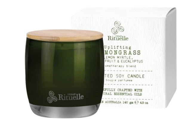 PREMIUM SCENTED CANDLE - Lemongrass, Lemon Myrtle, Grapefruit & Eucalyptus