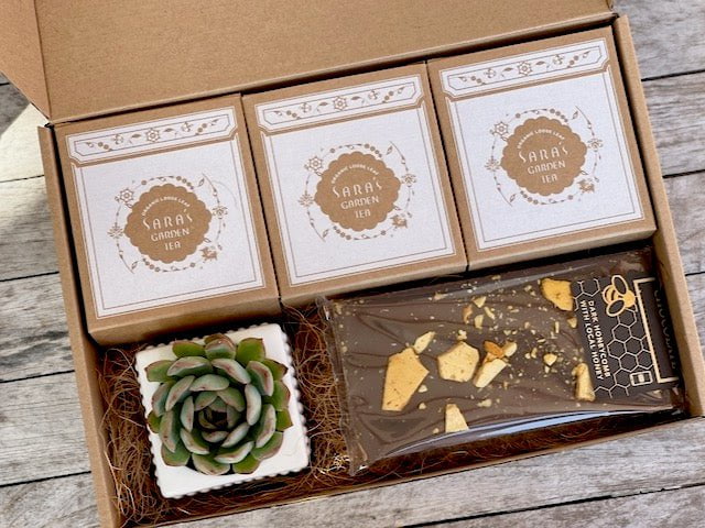Organic Tea Gift Set & Chocolate